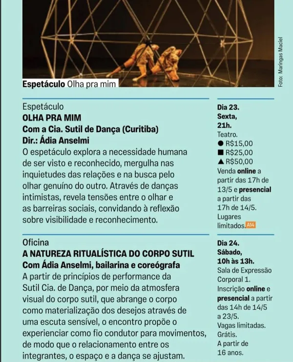 Dissolvências uma dança para dois em três atos | Sesc Rio Preto (2025)