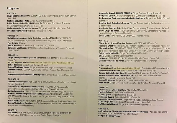 3° Festival Internacional Danzar Santa Fe (2018)