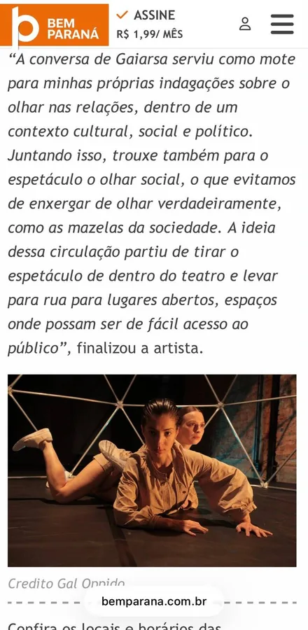 Bem Paraná&nbsp;
– 

 Curitiba (PR)